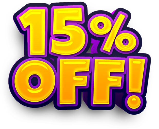 15% off!
