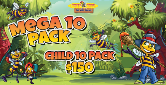 Billy Beez
The Kids Choice
Mega 10 Pack
Child 10 Pack
$150