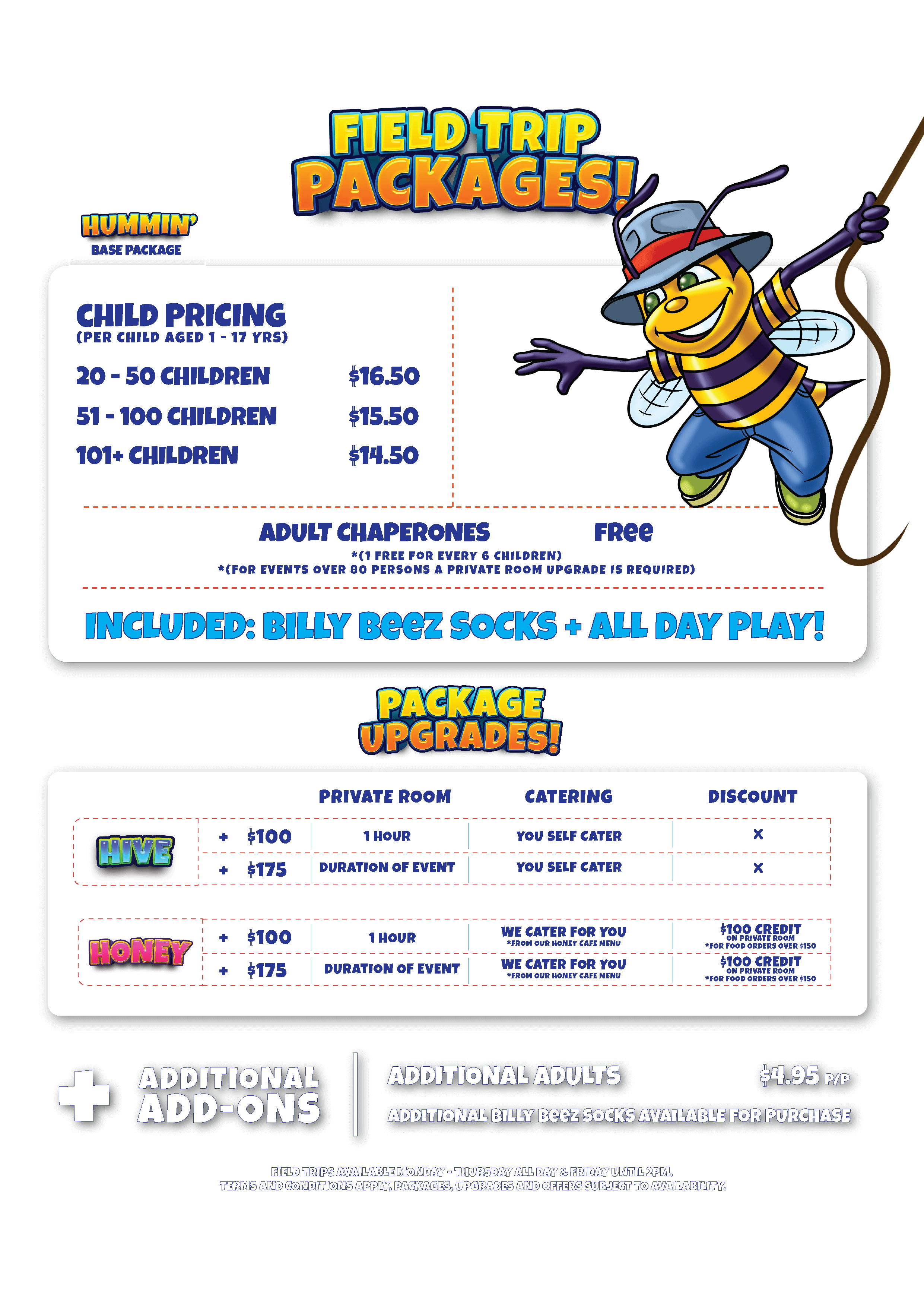 Field Trip Packages
