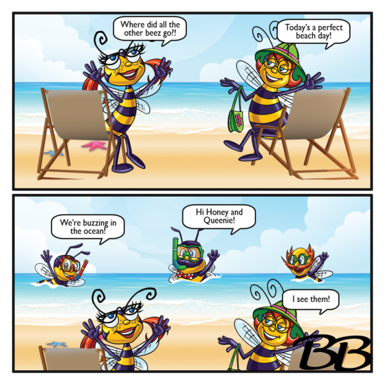 beach day comic