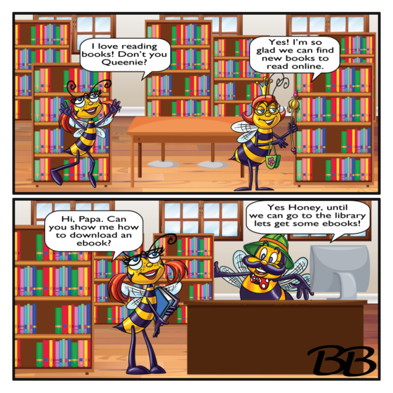 library day comic