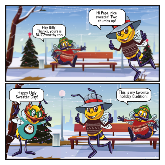 ugly sweater day comic