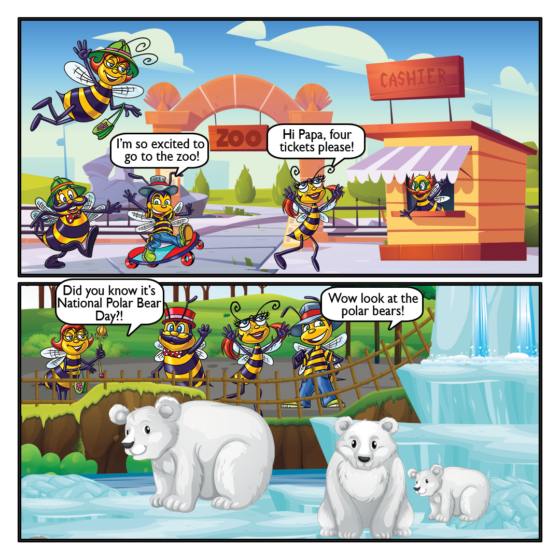 polar bear day comic