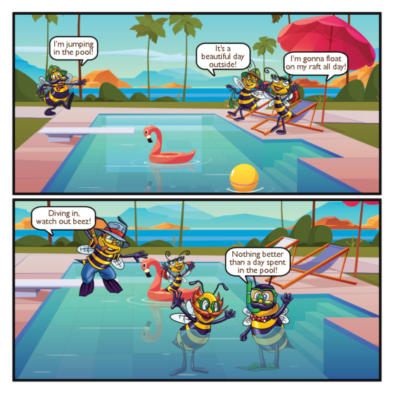 pool day comic