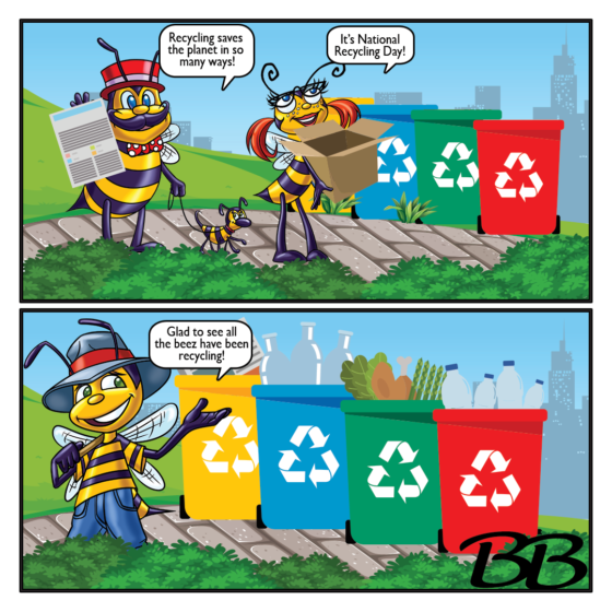 national recycling day comic