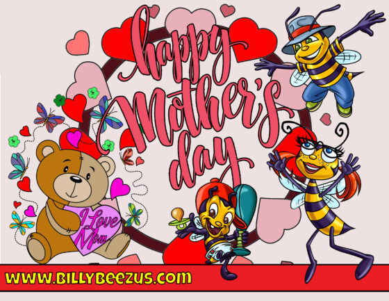 Coloring Page: Happy Mother's Day www.billybeezus.com