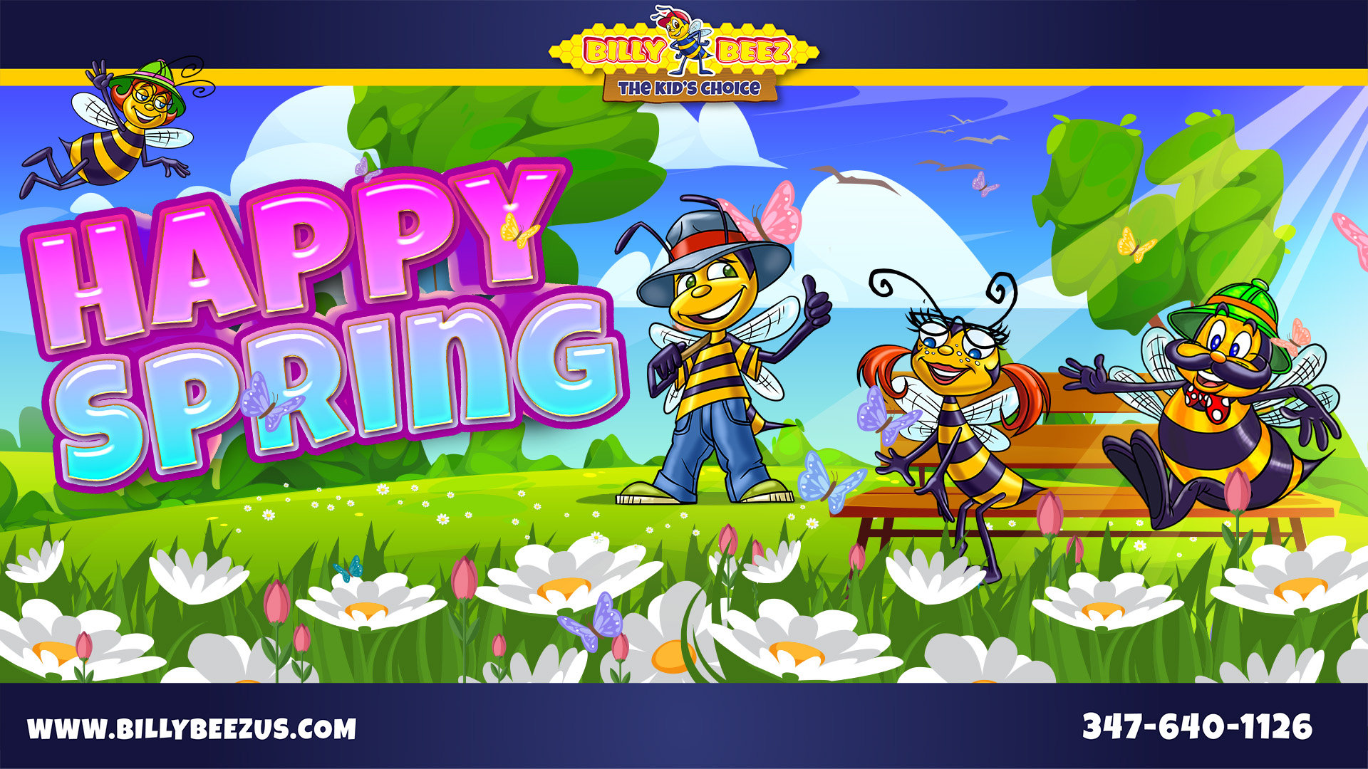 Billy Beez The Kids Choice Happy Spring www.billybeezus.com 347-640-1126