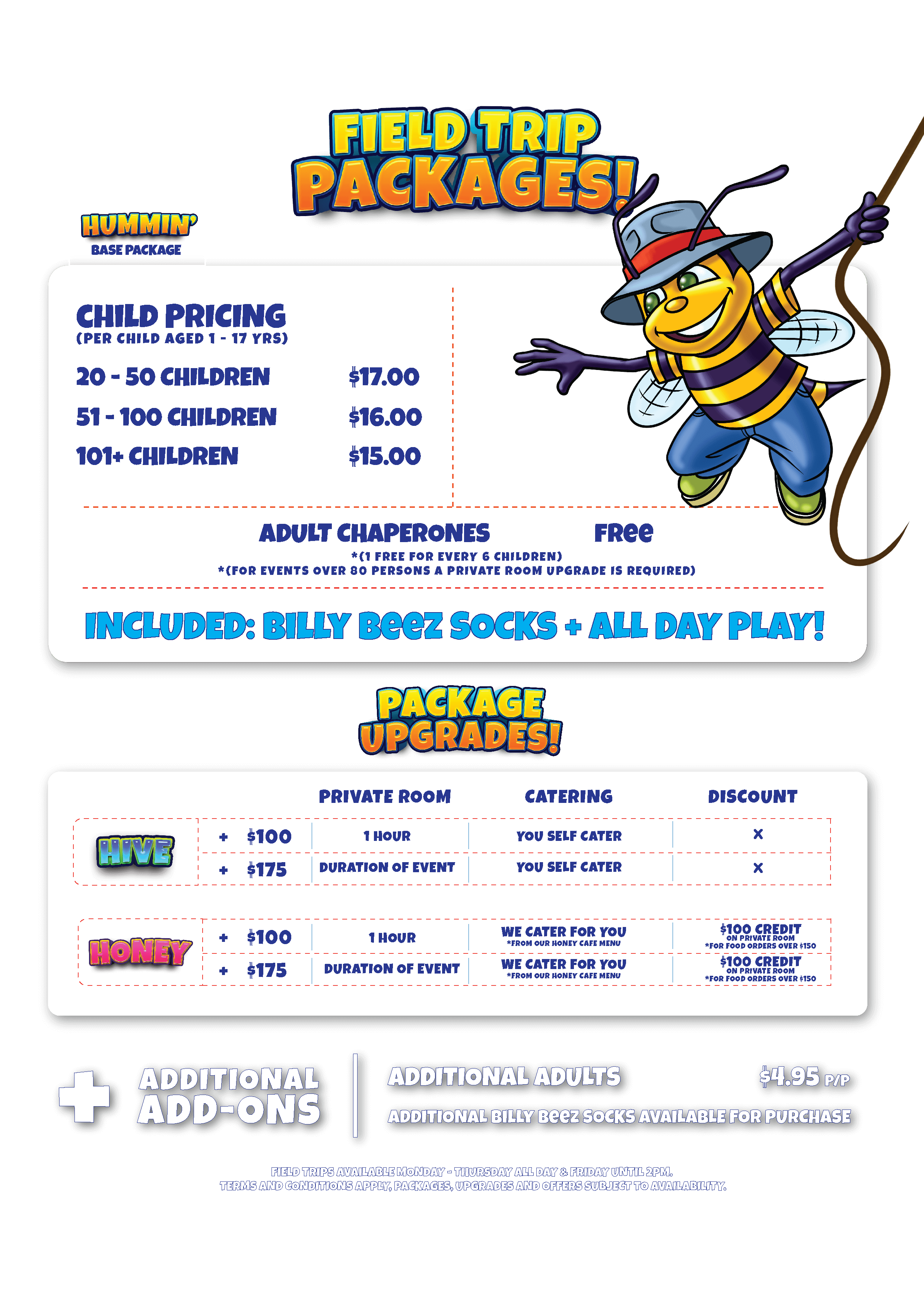 Field Trip Packages