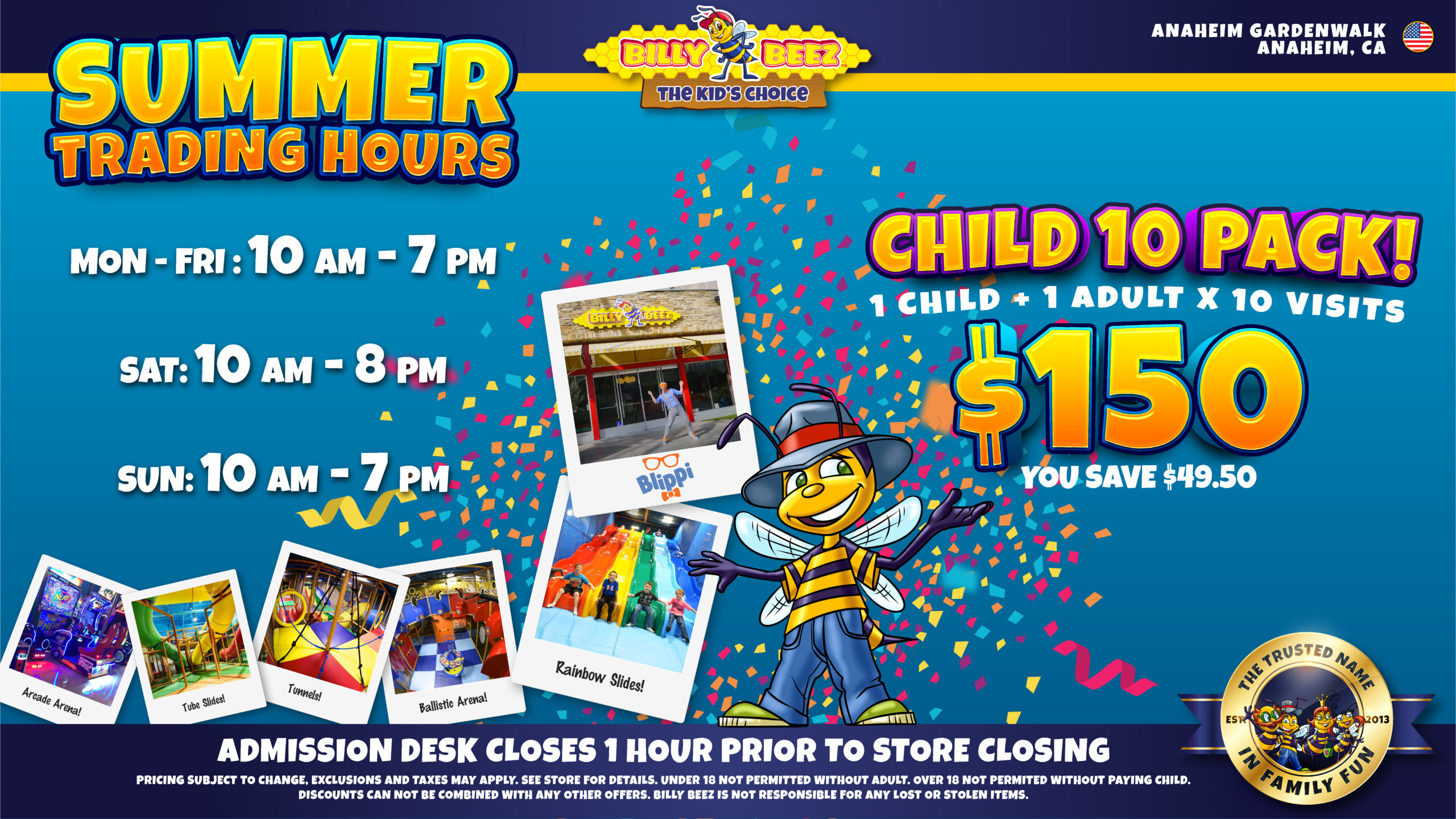 Summer extended hours
