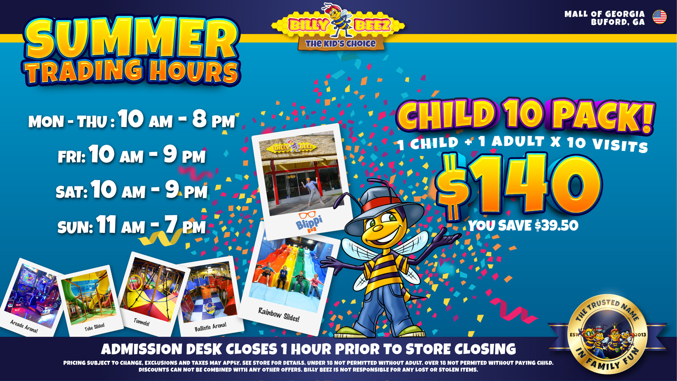 Summer extended hours