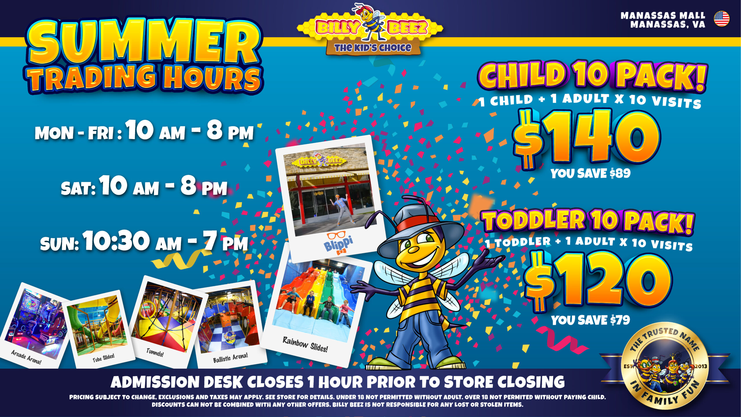 Extended summer trade hours