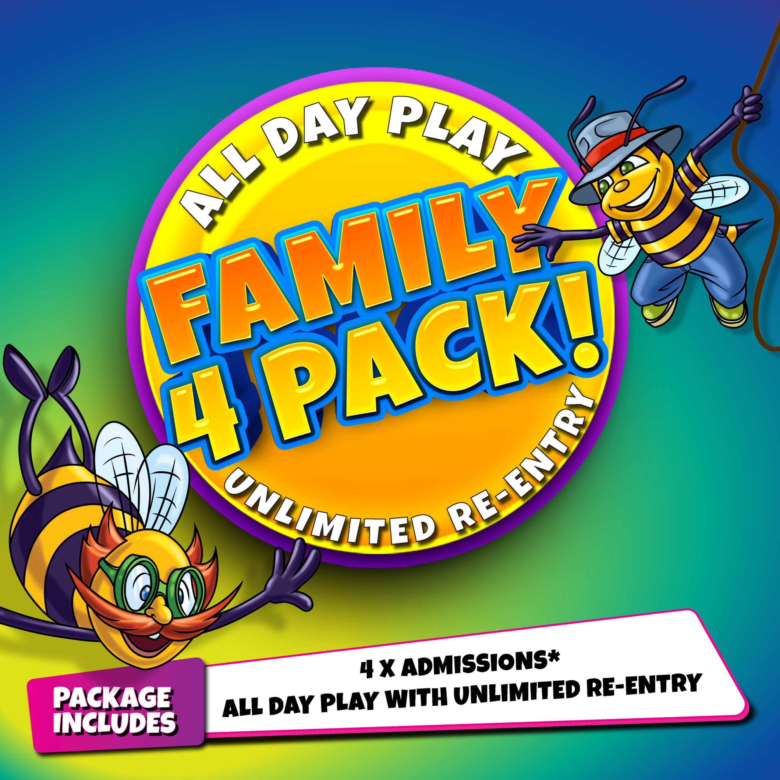 Family 4 Pack - Billy BeezBilly Beez