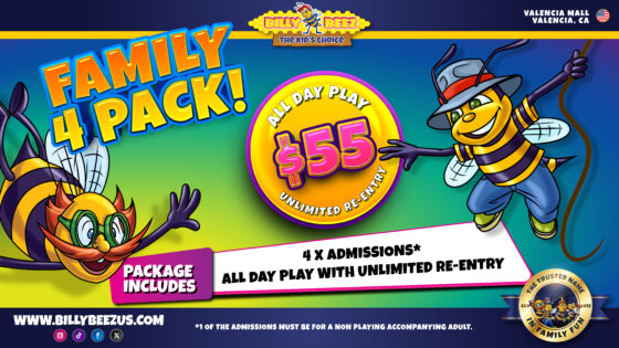 Valencia family 4 pack $55