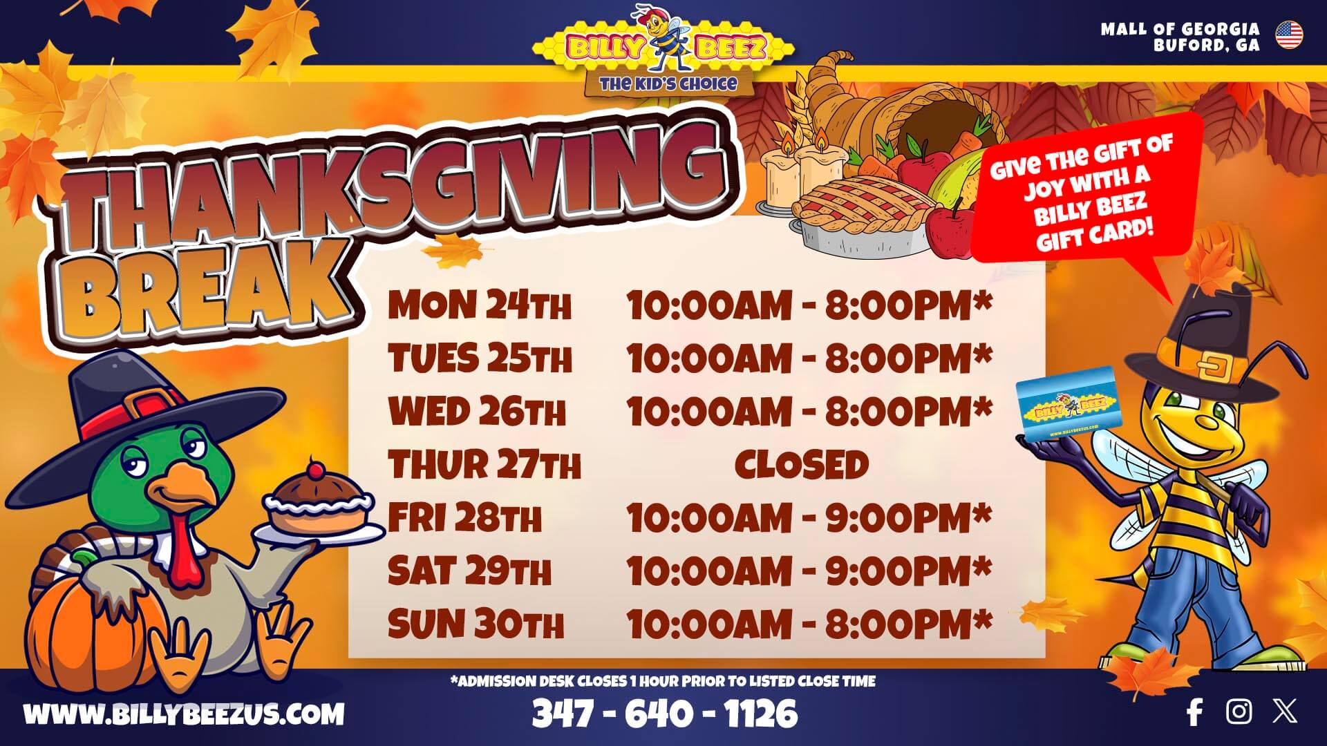 Mall Of Georgia Thanksgiving Hours 2025