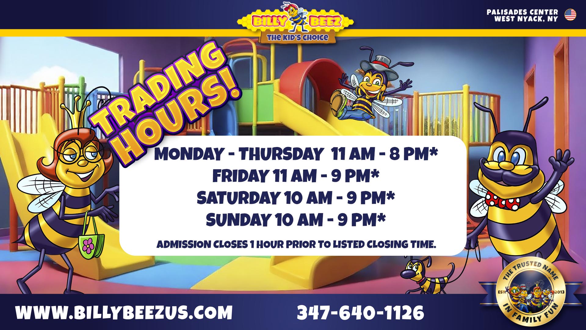 Palisades Center - Billy BeezBilly Beez