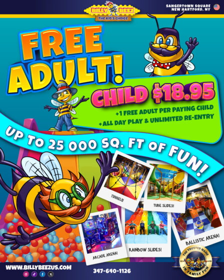 SANGERTOWN FREE ADULT ENTRY