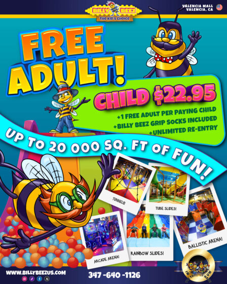 Valencia Free Adult with paid child entry. 