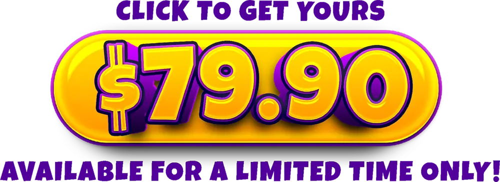 Click to get yours for $79.90. Available for a limited time only!