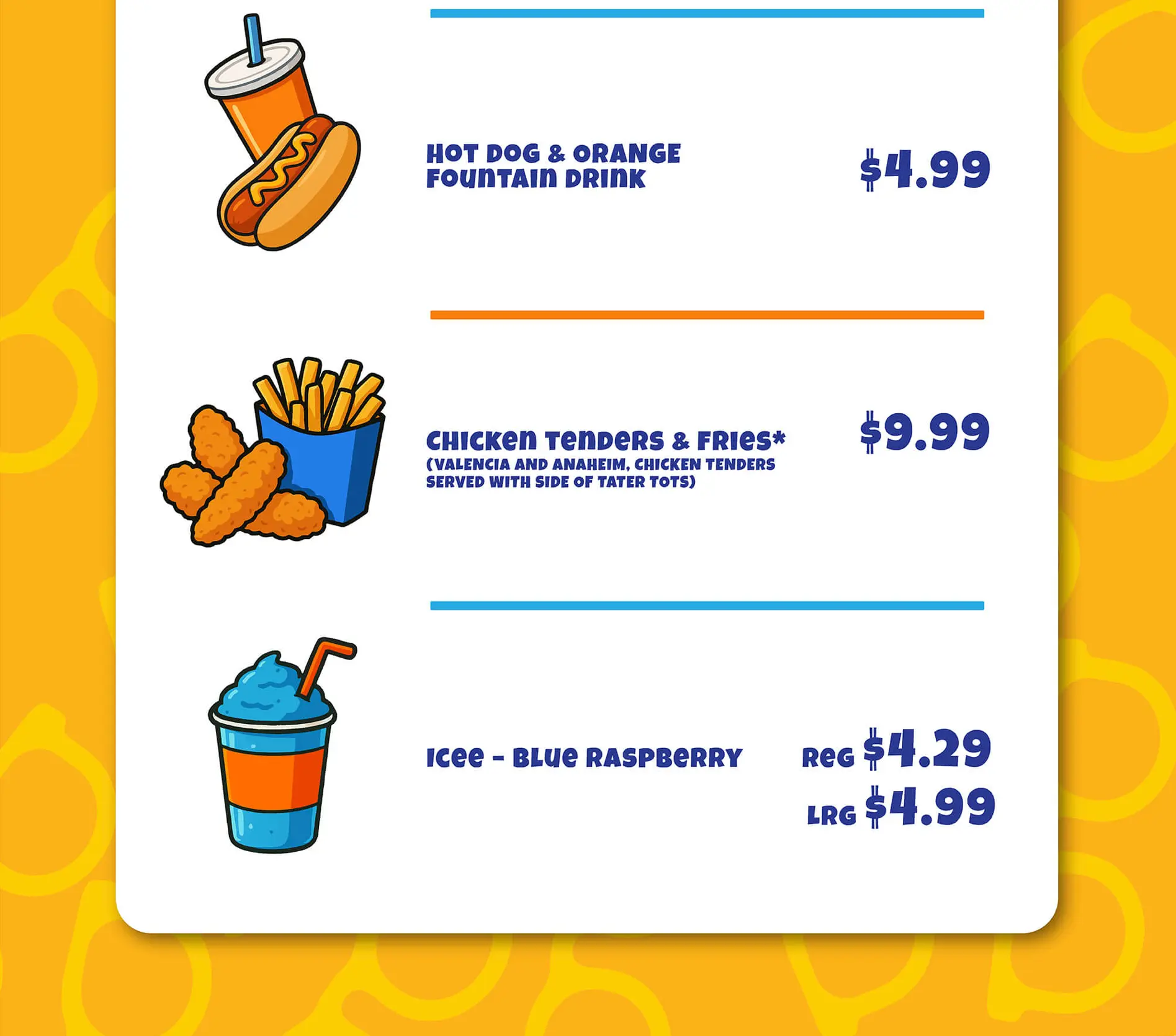 Food Menu Bottom